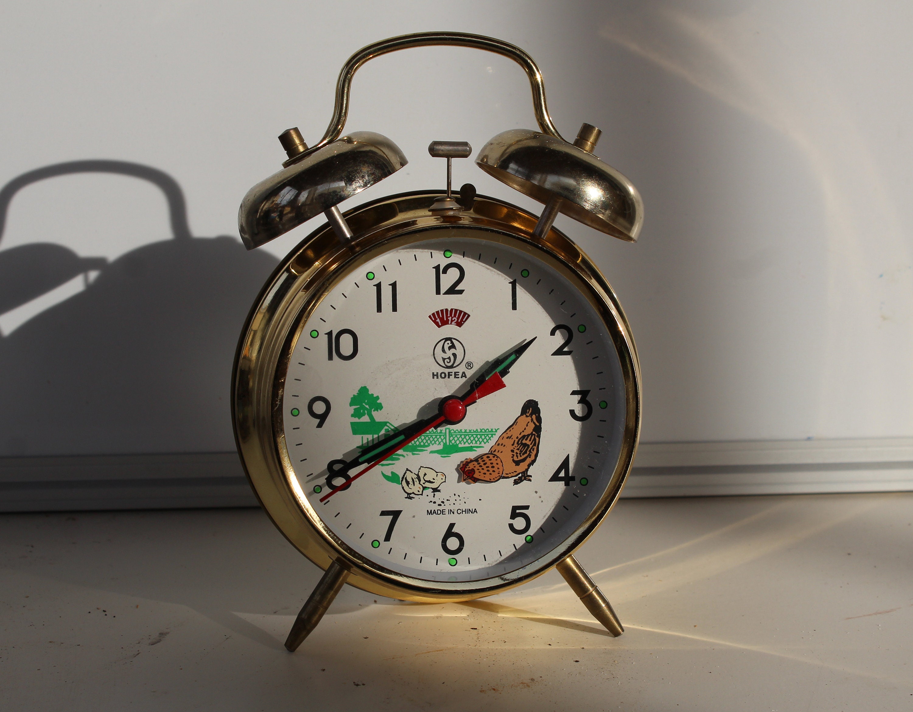 Vintage Animated Hen & Chicks Alarm Clock - 1970s Table Clock - Etsy