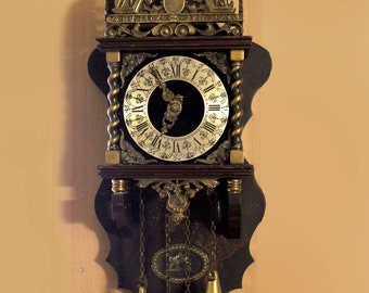 ゴルドベルグ アンティーク WARMINK ワルミンク  壁掛け 時計 Warmink Dutch Clock | Vintage Wall Clock | Collector's Item - Etsy