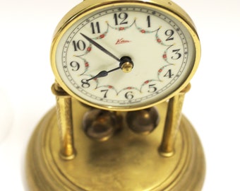 Vintage Kern 400-day Anniversary Clock With Glass Dome, Made in
