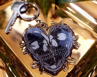 Lovers Keyring - 7.5 x 7.5cm