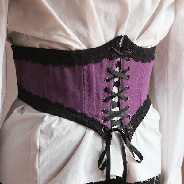 Corset ceinture Violet Victorian Goth