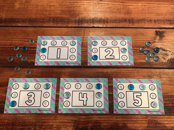 Number 1-20 Cards | Etsy