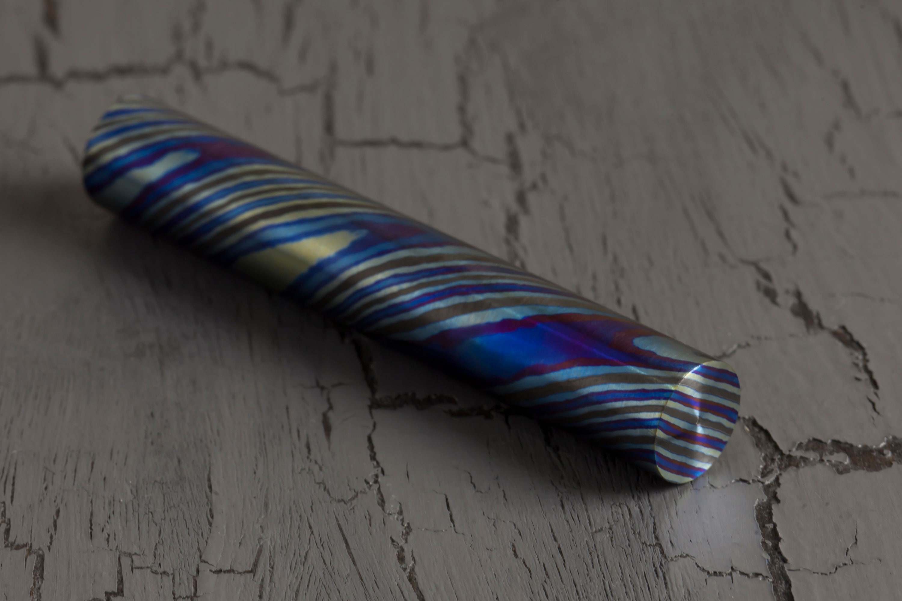 Zrti Damascus Rod 4 Length X .62 Diameter Etsy