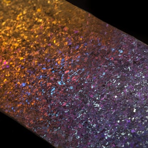 Crystallized titanium flat billet - Custom sizes - Exotic metals - Crystal Ti - Knife Making Supplies - Custom Metal Sheet - Crystal Ti