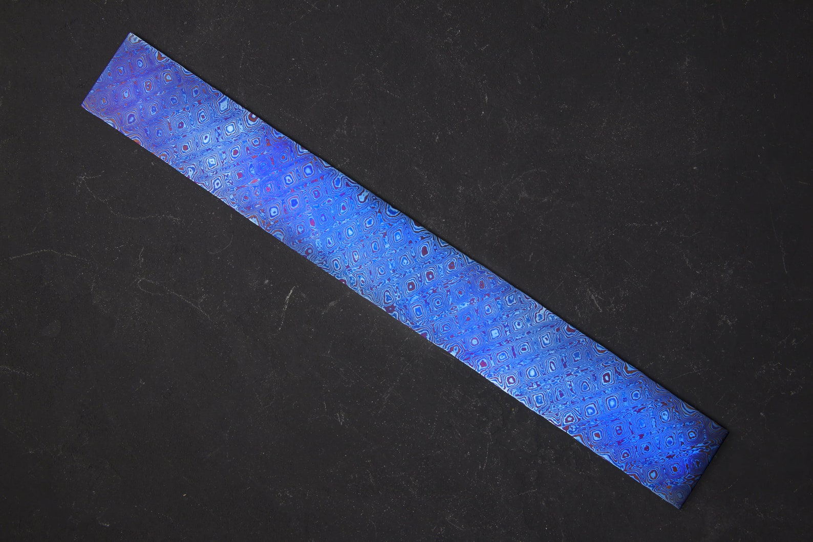 Titanium Damascus Billet 15 X 2 X .157 Etsy