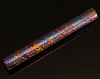 結晶化チタン・シリンダーロッド (チタン合金) ティマスカス Timascus 結晶化チタン・シリンダーロッド (チタン合金) ティマスカス