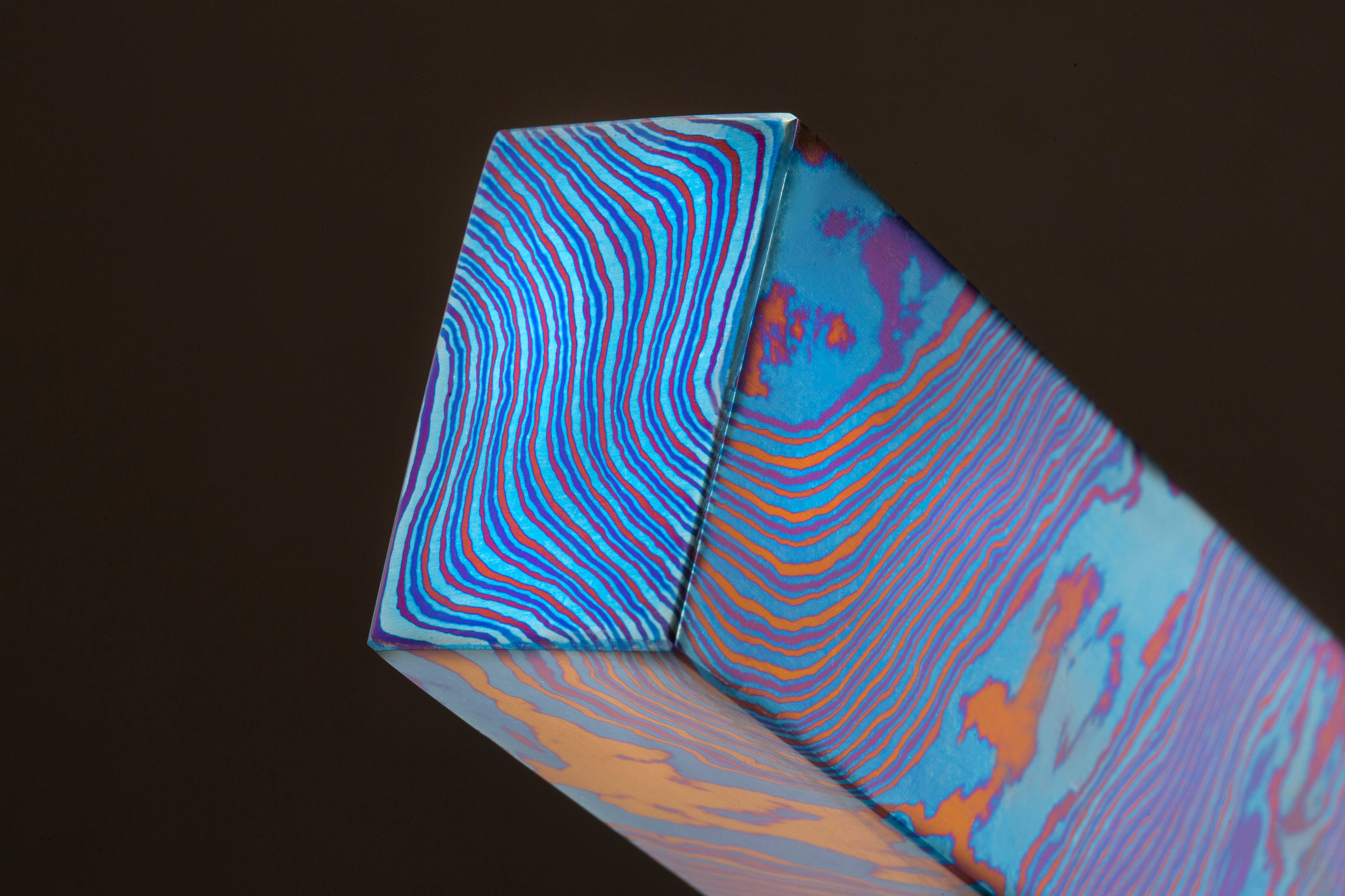 Titanium Damascus Block 1