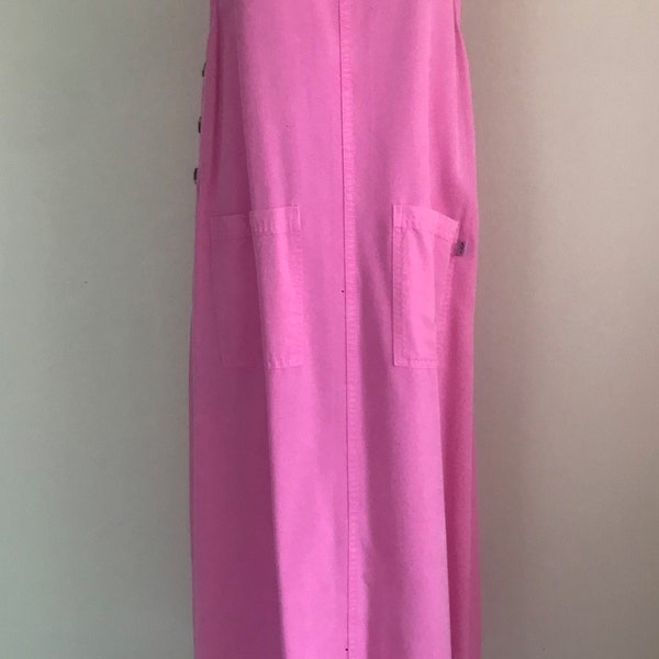 Vintage 1990s AKS Amy K Su sleeveless maxi dress/jumper size small