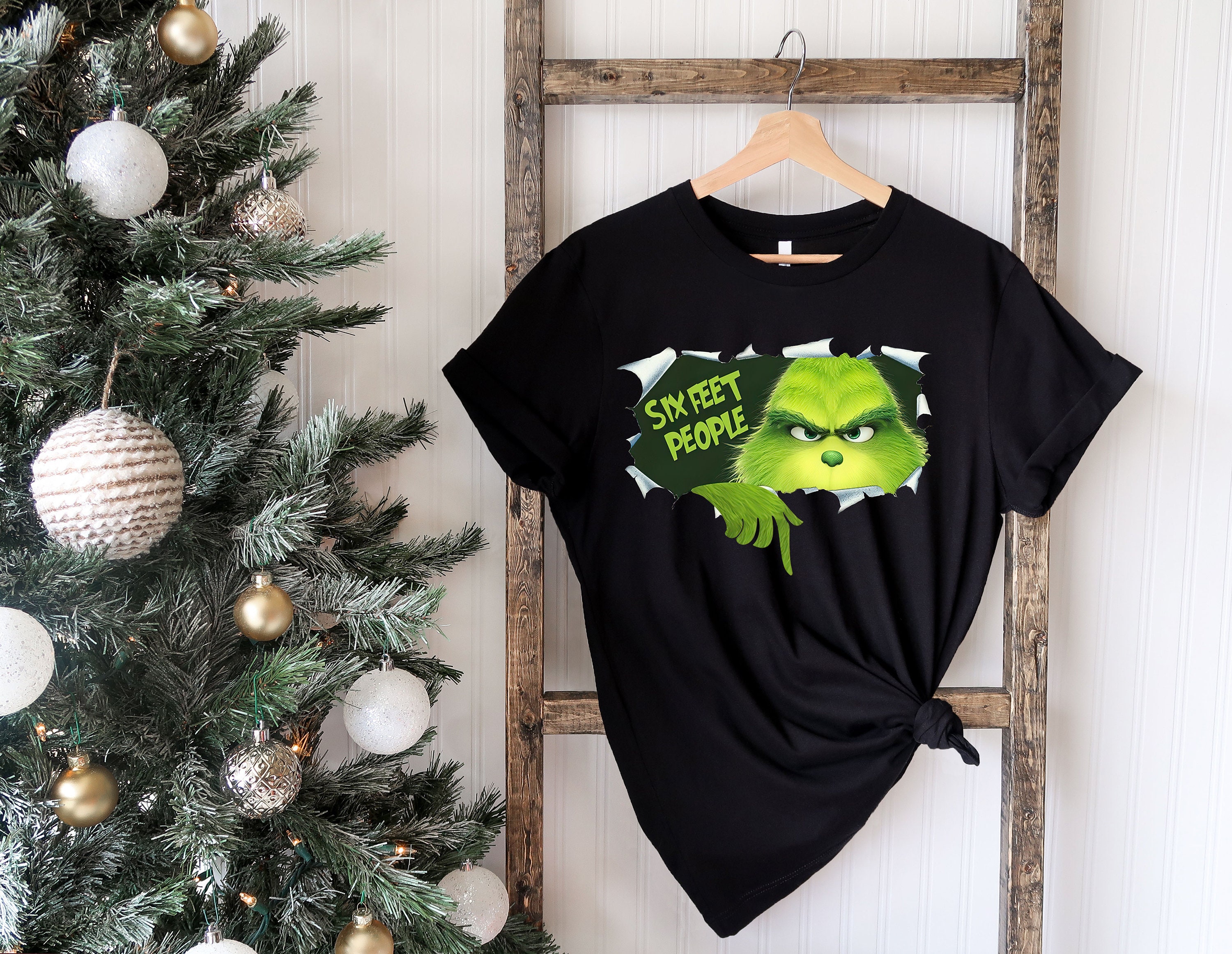 Grinch 6 Feet People 6 Feet Away Social 