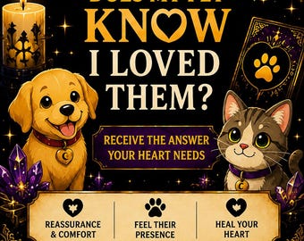 In un'ora / Il mio animale domestico sa che gli volevo bene? / Lettura psichica per animali / Conforto per la perdita di un animale domestico / Comunicatore con gli animali