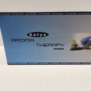 Satya Aroma Therapy Incense from India  Box of 12 packs
