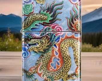 Zippo Dragon Design Premium Windproof Lighter, New In Box