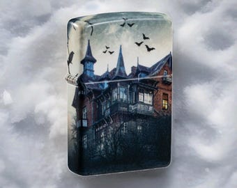 Zippo Horror House Windproof Lighter, Glow in Dark