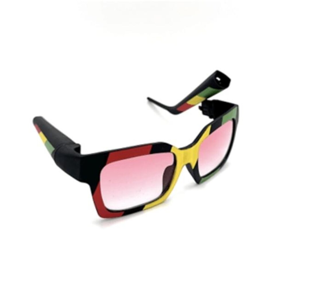 Square Rasta Frames Rasta Square Frame Sunglasses Stash Compartment - Etsy