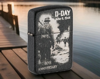 Zippo D-Day June 6 1944 80th Anniversary Collectible Windproof Lighter Limited Edition Numbered