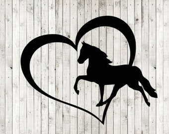 Free Free Heart Horse Svg 48 SVG PNG EPS DXF File