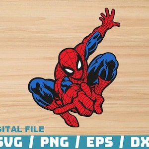 Spiderman svg, Comics svg, Spider-Man svg Spider Man svg Spidey svg Layered svg Cut File clipart Cricut svg png