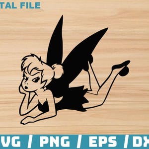 Tinkerbell Silhouette svg - Digital Download, Instant Download, svg, dxf, eps & png files included! Cut files for Cricut and Silhouette