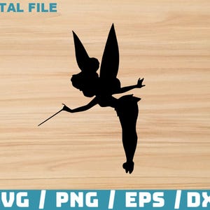 Tinkerbell Silhouette svg - Digital Download, Instant Download, svg, dxf, eps & png files included! Cut files for Cricut and Silhouette