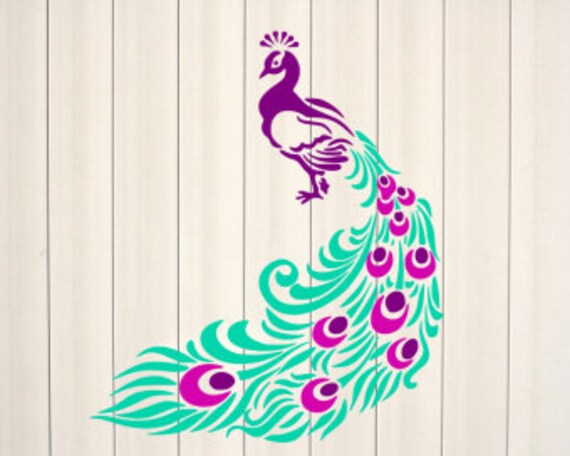 Download Peacock Layered Svg Bird Svg Peacock Feather Svg Peacock Etsy