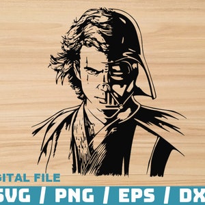 アナキン・スカイウォーカー svg ダース・ベイダー svg アナキン svg スター・ウォーズ svg カットファイル クリップアート Cricut svg png