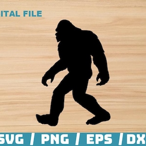 Sasquatch, Yeti, Bigfoot - Digital Download, Instant Download, svg, dxf, eps & png files included! Cut files for cricut and silhouette