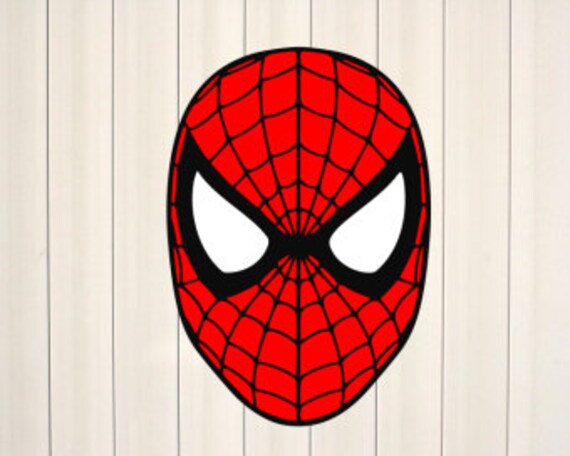 Download Spiderman Svg Spiderman Face Svg Spiderman Clipart Cut Etsy