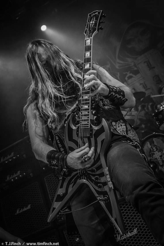 ブラック・レーベル・ソサイアティ ／ ザック・ワイルドっぽい レスポールのボディ ブラック・レーベル・ソサイアティ ／ ザック・ワイルドっぽい