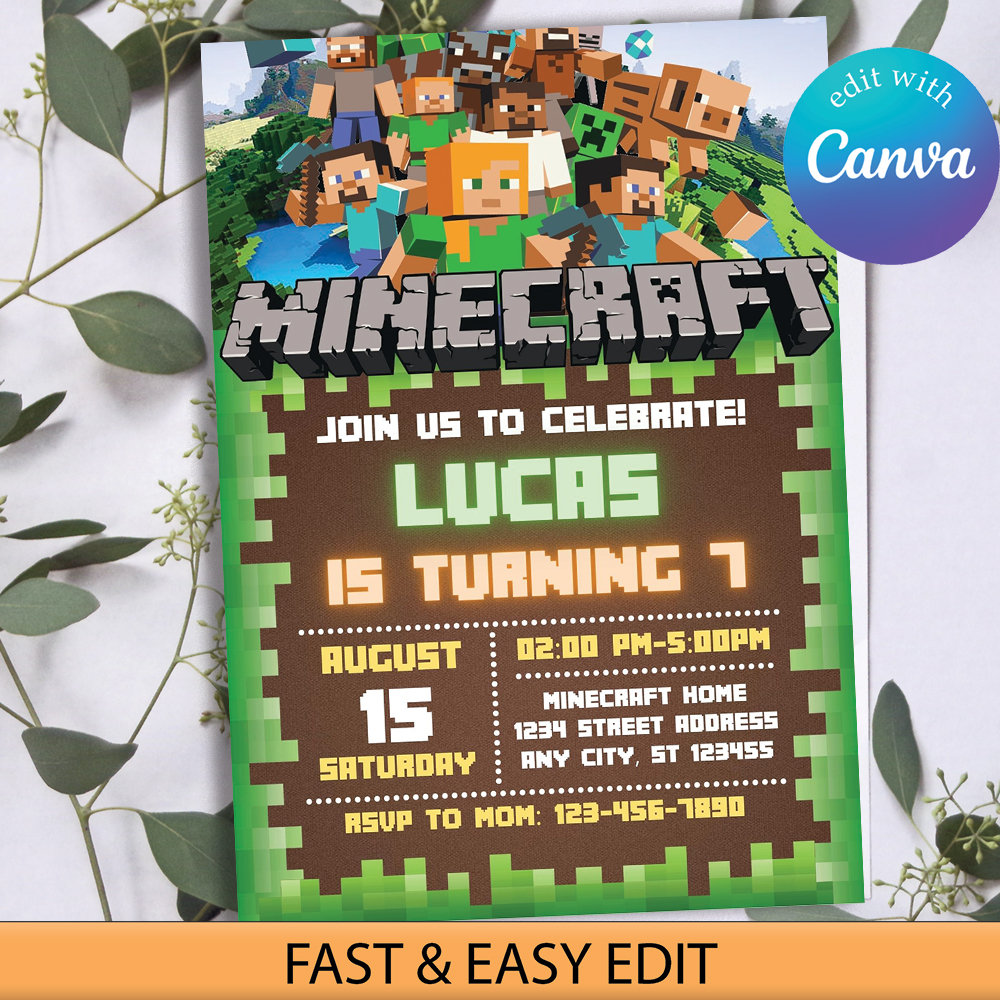 Self-Editable Canva Invitation