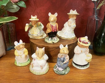 2 Royal Doulton Mouse Figurines Brambly Hedge Gift