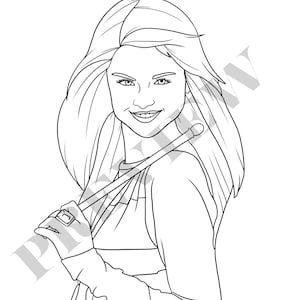 2000s Childhood TV Shows Nostalgia Coloring Page Bundle, Teens, Adult, Digital Download/Print image 3
