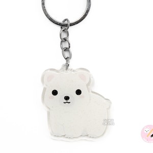 Ice bear keychain top