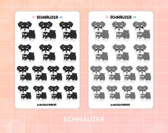 salt and pepper schnauzer stuffed animal