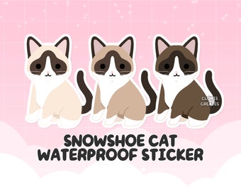 Snowshoe Cat Etsy