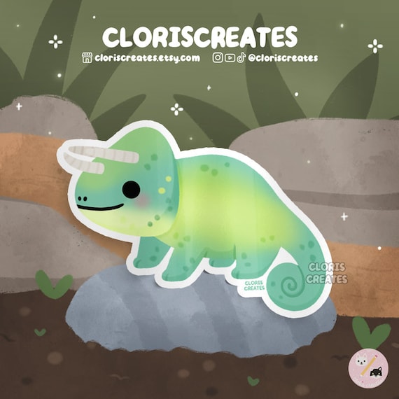 防水ステッカー カメレオン 可愛い生き物 【公式通販】