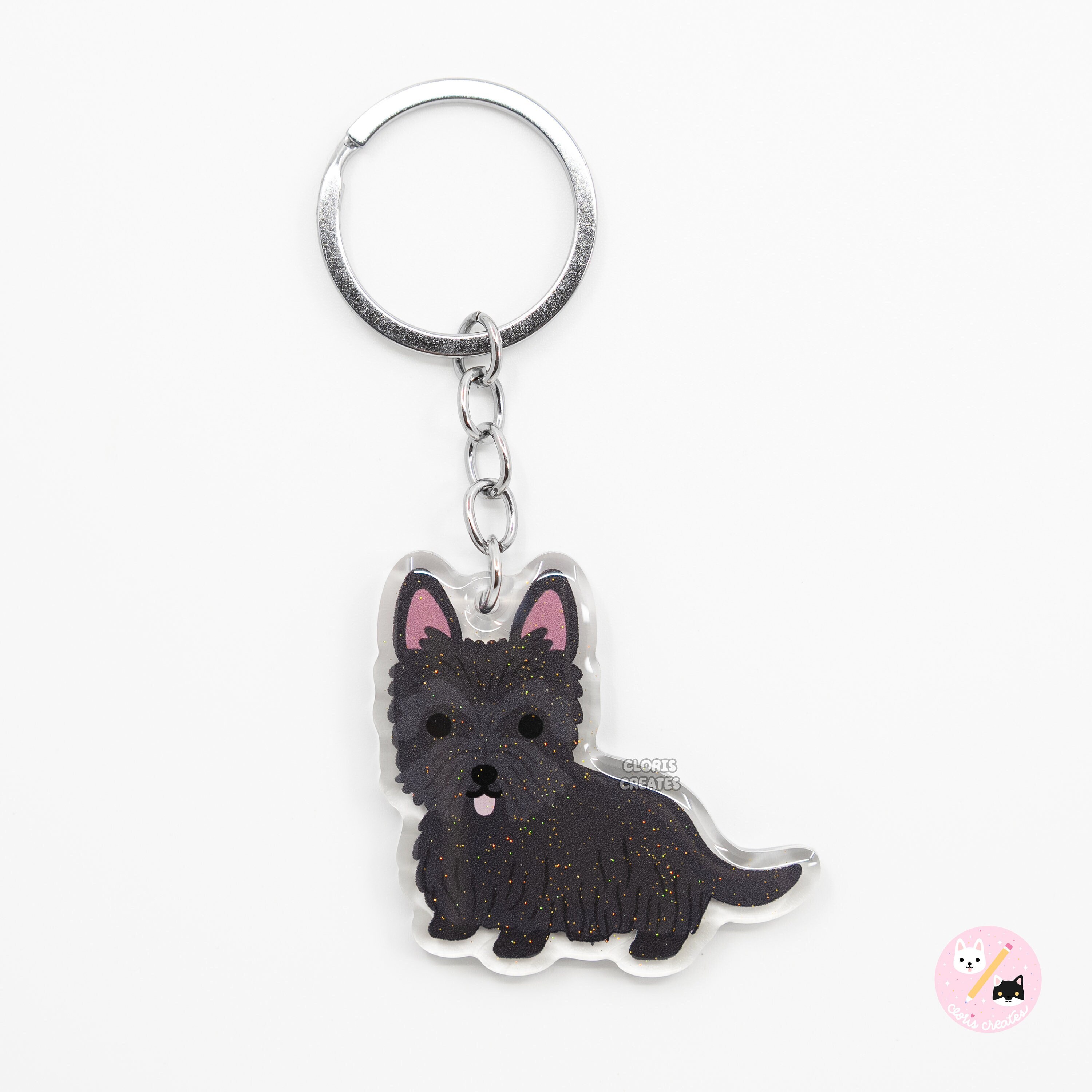 Scottie dog store keyring