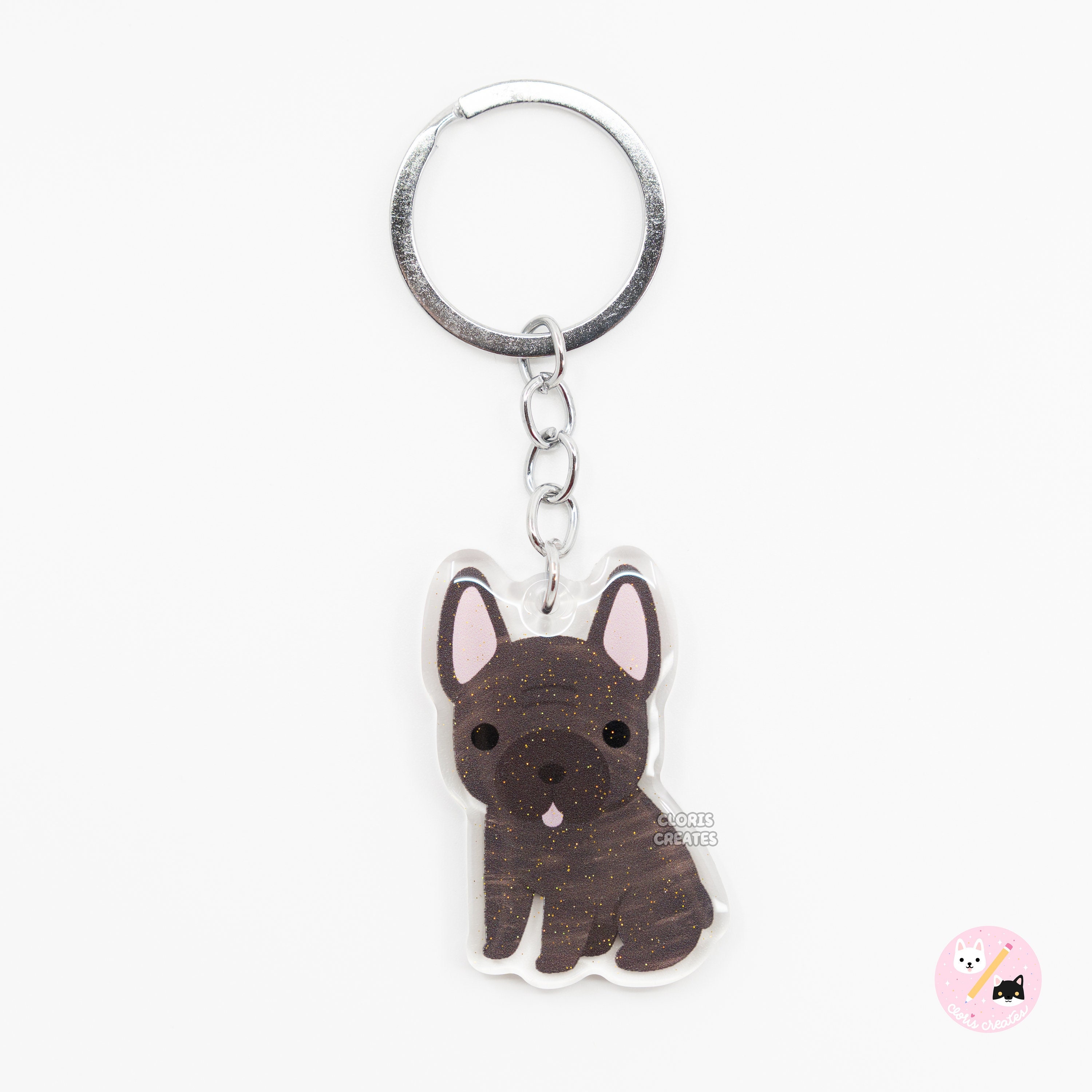 ブリンドルフレンチブルドッグフレンチブルドッグアクリル犬種 