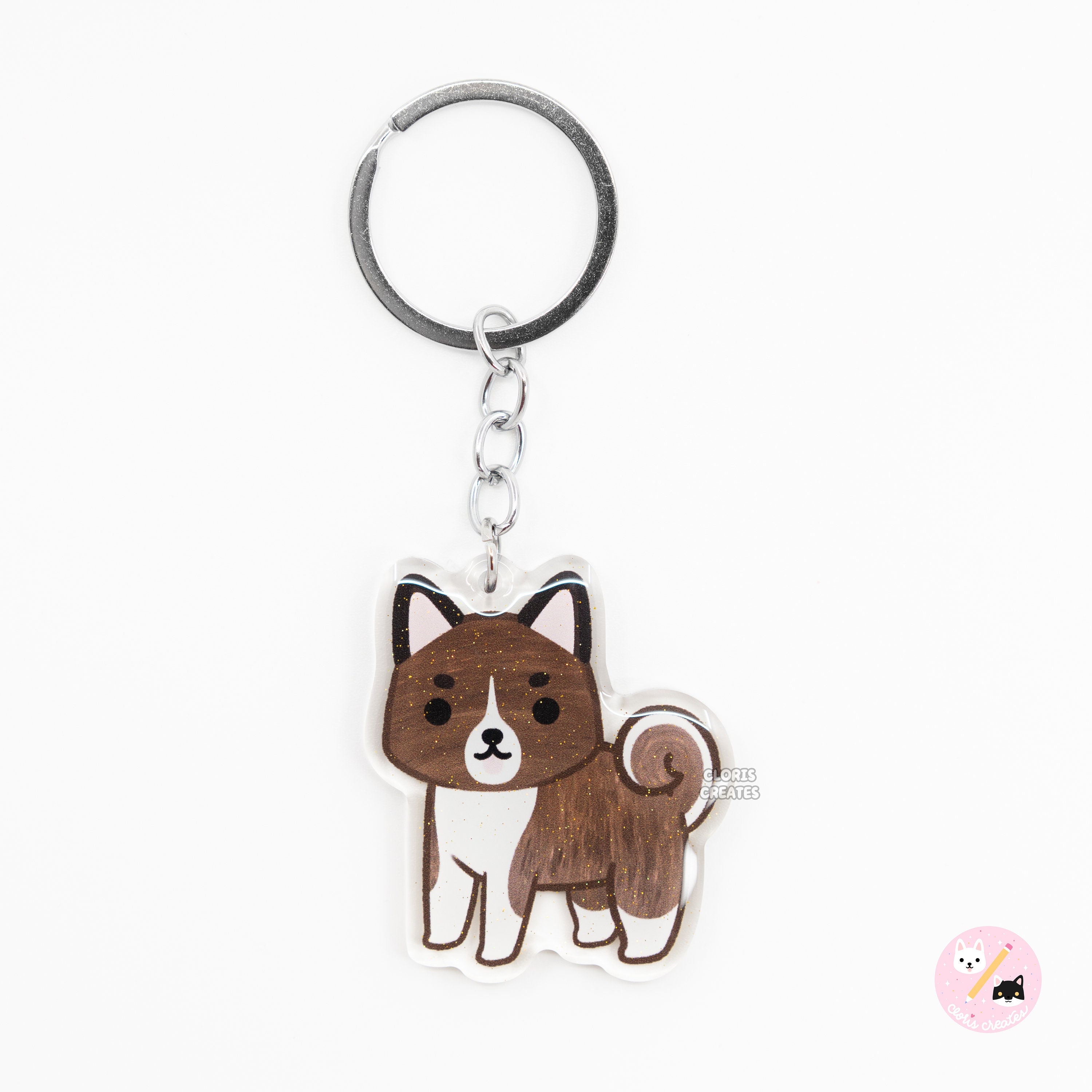 YINYA Acrilico carino giapponese Akita orecchini animali domestici