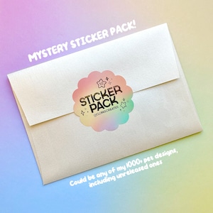 Animal Die Cut Vinyl Sticker Mystery Bundle | Discounted Pet Decal Set | Random Variety Pack of 5 or 10 Stickers