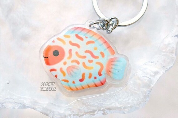 Cute fish best sale keychain