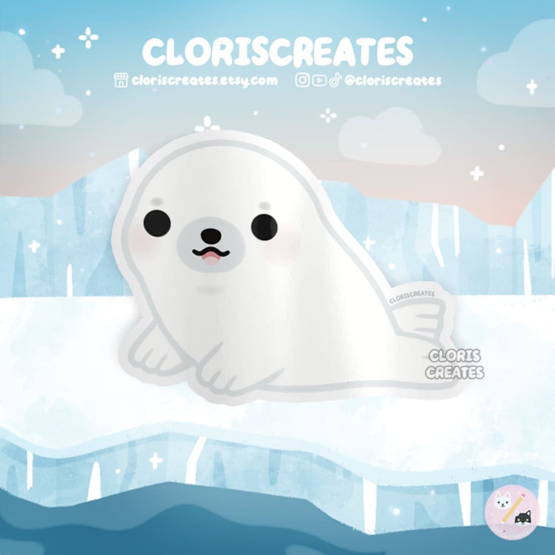 Foquitas Felices: Una Linda Foca Negra en el Mar, image size:1080x1080