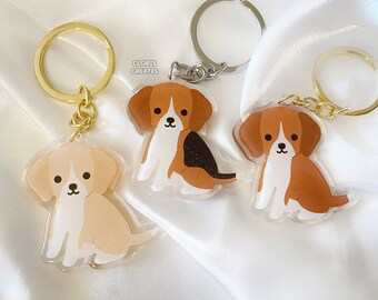 Cute Beagles Guitar Pick Necklace Unique Custom Fashion Pet Card Keychain Cute Beagles Guitar Pick Necklace Unique Custom Fashion Pet Card Keychain
