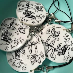 André and Karl Acrylic Charm