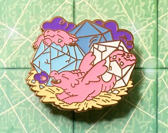 Drachennest Emaille Pin