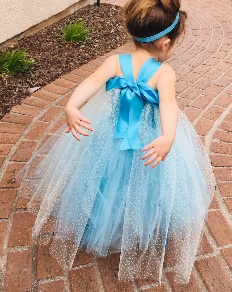 ELSA Couture Tutu Dress Custom Birthday Dance Recital - Etsy