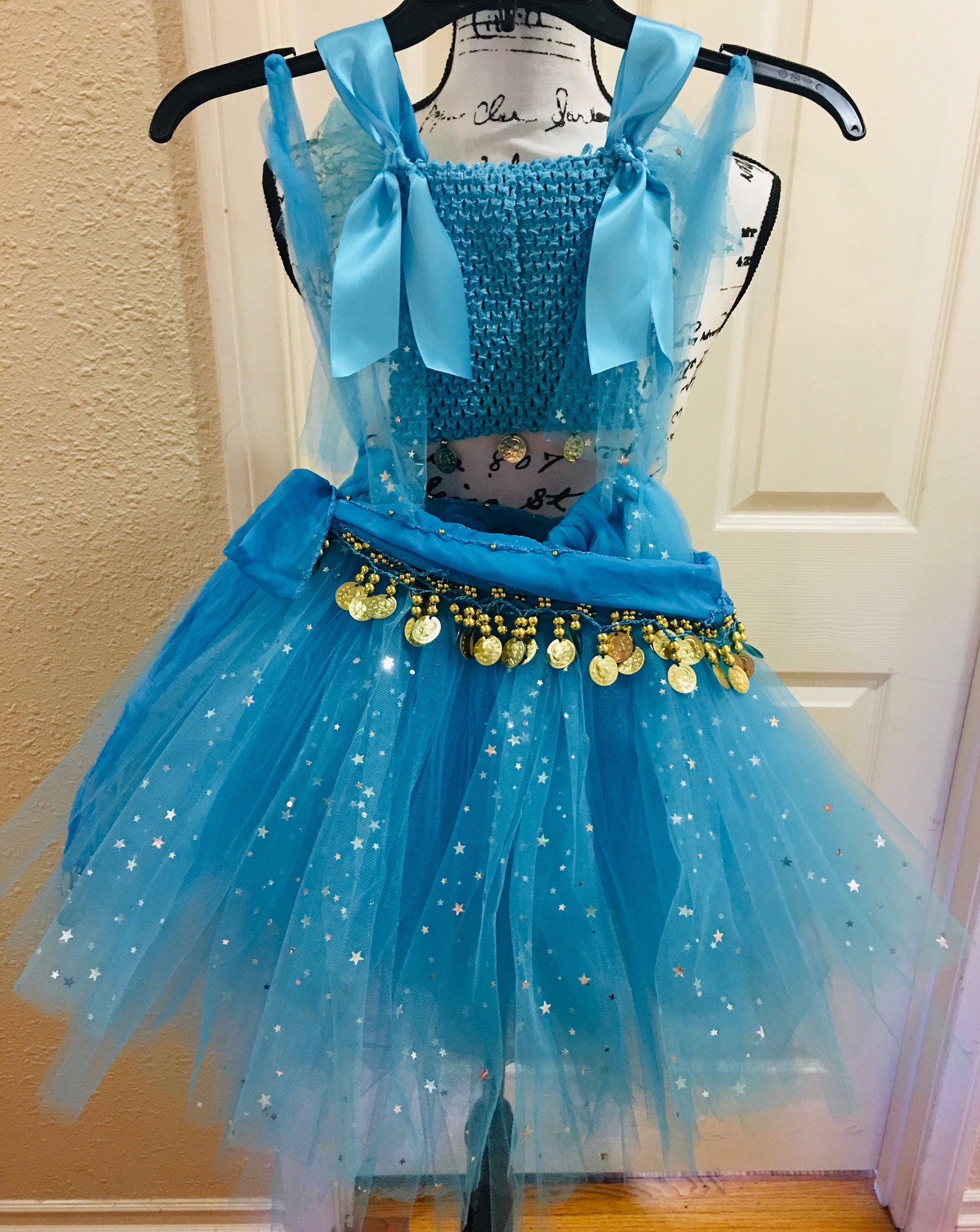 PRINCESS JASMINE Couture Tutu Dress Custom Birthday Dance Etsy