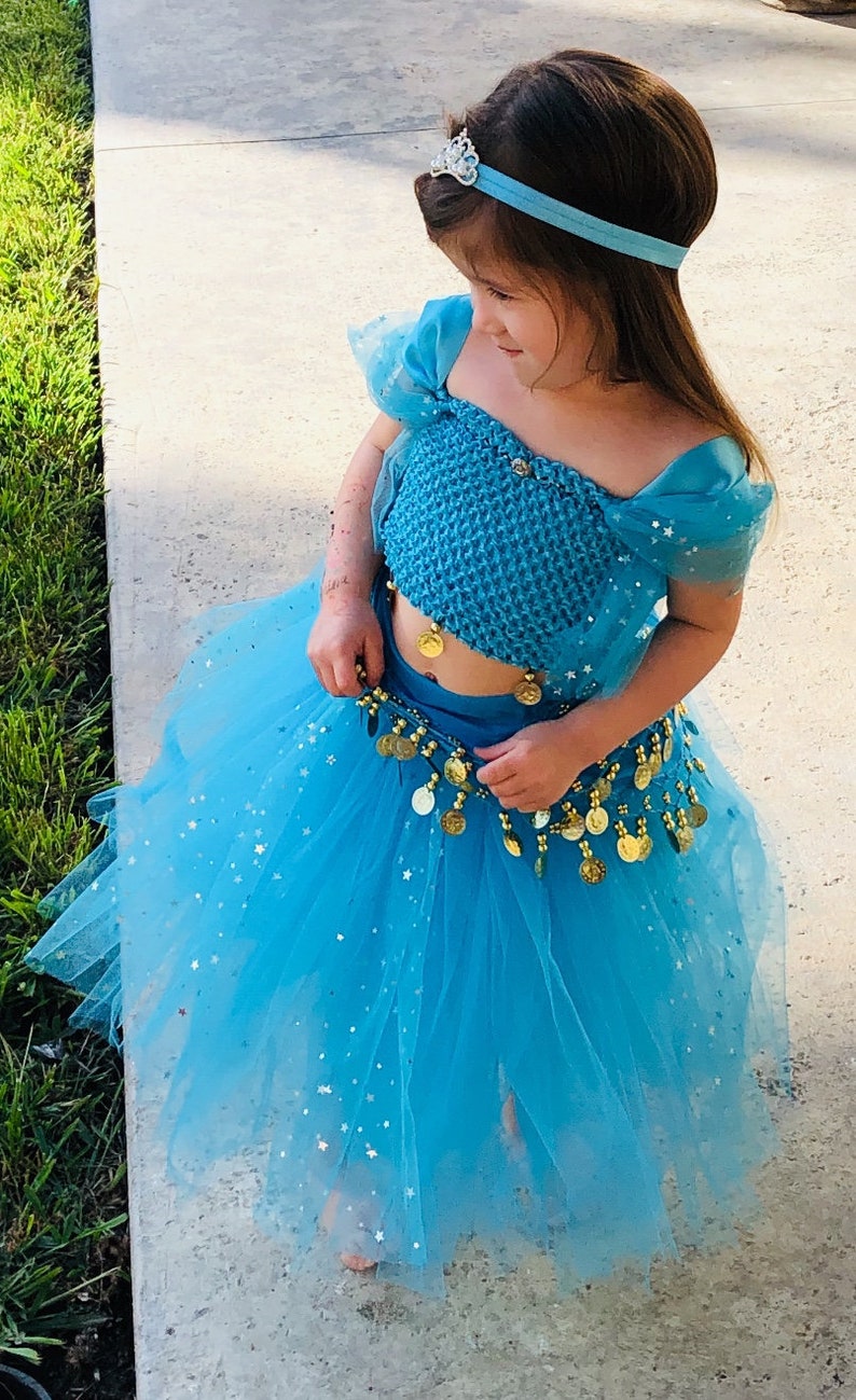 PRINCESS JASMINE Couture Tutu Dress Custom Birthday Dance Etsy