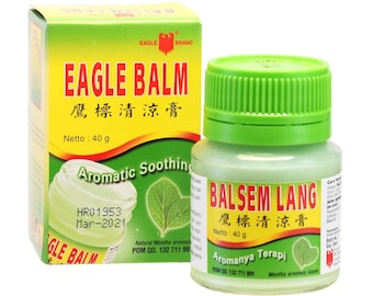 3 x 40 gram BALSEM LANG Eagle Hot Balm for Muscular Balm Neck Muscle Pain Relief for winter