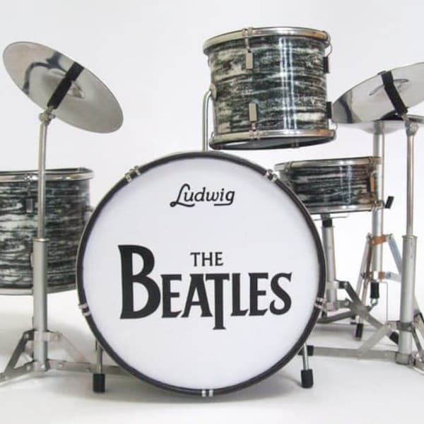 Miniature Drum Kit Rock Signature Musical Instruments Display Gift