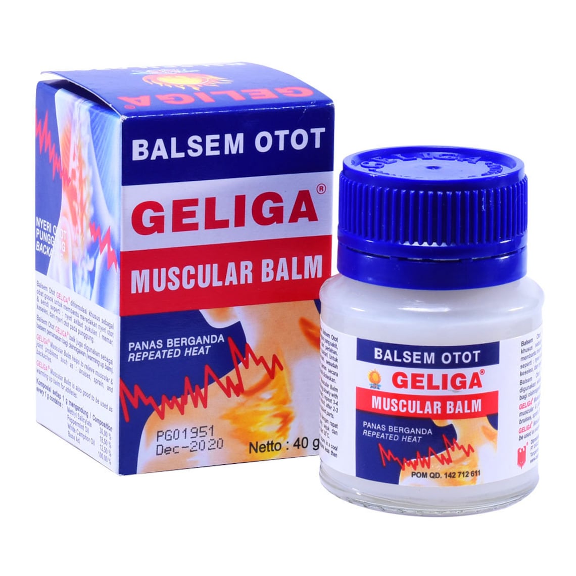 3x Balsem Otot Geliga 40gr Geliga Muscular Balm Neck Muscle - Etsy